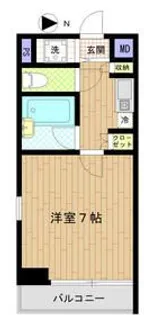 ミッテル三田II【4階】の間取り