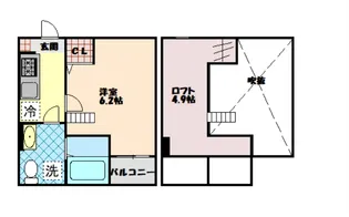ディアコート長町【2階】の間取り