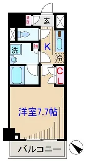 東京都北区中里1【マンション】の間取り
