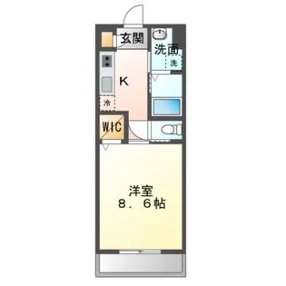 IL VIALE(イル ヴィアーレ)【6階】の間取り