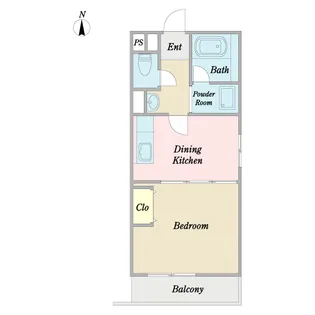 ベア・ヒルズII【2階】の間取り