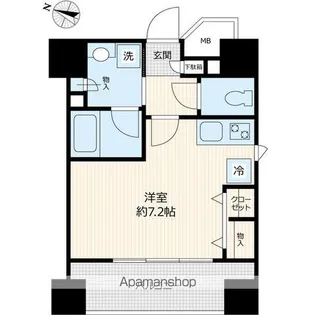 ナビウス東日本橋1番館【5階】の間取り