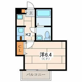 シャルムカーサ【2階】の間取り