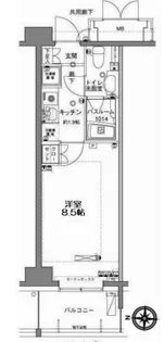 MFPRコート木場公園【10階】の間取り