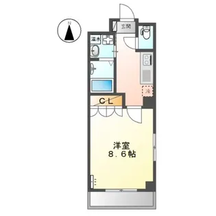 フィールドヴィレッジ元住吉【4階】の間取り