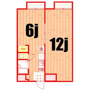 プラムハイツ【2階】の間取り