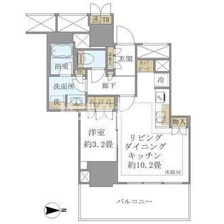 東京都豊島区池袋3【マンション】の間取り