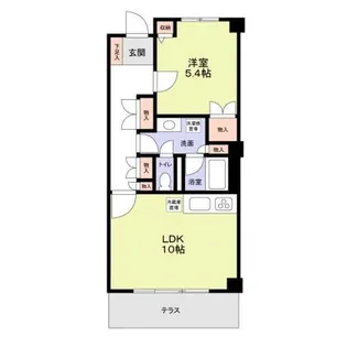 コスモリード三軒茶屋【1階】の間取り