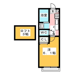 KINAヒルズ【2階】の間取り