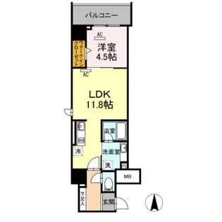 ダイワシティー中村公園【3階】の間取り