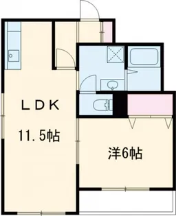 ヴェルドール芳花園【2階】の間取り
