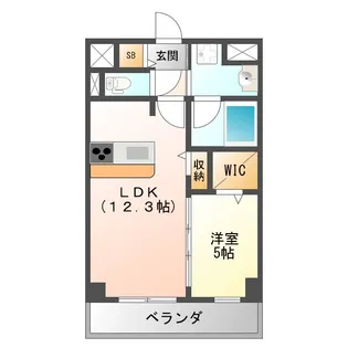 ラ・ルミエール塚本【6階】の間取り