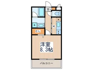 SankoCourt国分寺【2階】の間取り