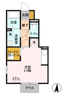 エスペランサ【1階】の間取り