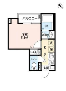 Jsコート笹塚4【1階】の間取り