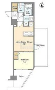 La Douceur赤羽【6階】の間取り