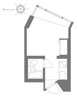スタジオ明泉【5階】の間取り