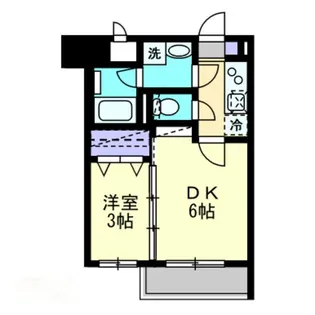 Le cube駅前町【7階】の間取り