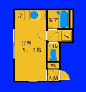 HKハウス神大寺【3階】の間取り