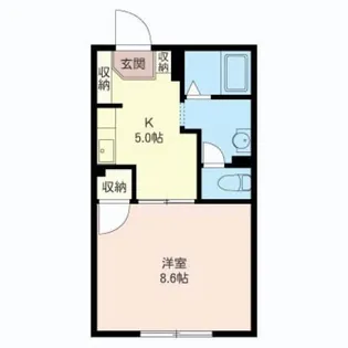 パルメゾン【1階】の間取り