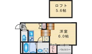 ハーモニーテラス大秋町【1階】の間取り