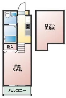 Chalet+東中山【2階】の間取り