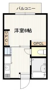ボルサリーノ【2階】の間取り