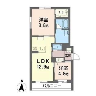 ジョワ フィール【2階】の間取り
