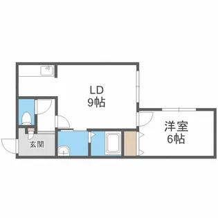 EATON RESIDENCE中の島【4階】の間取り