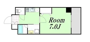 プリエールTAT江戸堀【2階】の間取り