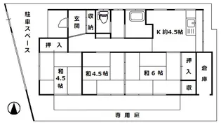 神奈川県厚木市戸田【一戸建】の間取り