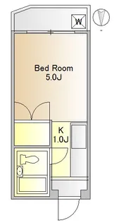 メイプルハイツ【3階】の間取り