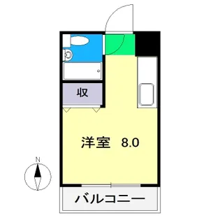 ヌバールドコーポ【3階】の間取り