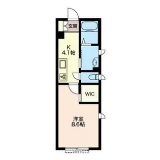 テラス リーリエ【1階】の間取り