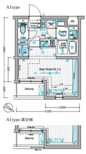 ブライズ下丸子ドゥエ【1階】の間取り