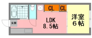 広島県広島市中区東千田町2【マンション】の間取り