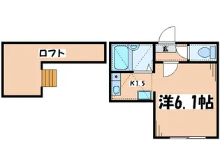 トップヒル相模大野【1階】の間取り