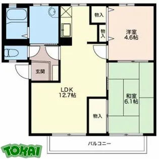 ボン.ファミール【2階】の間取り