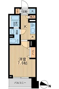 東京都渋谷区幡ヶ谷2【マンション】の間取り