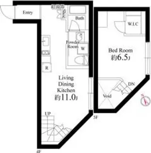 Bark Lane 早稲田の間取り