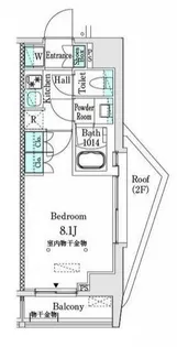 市谷仲之町ビューアパートメント【9階】の間取り