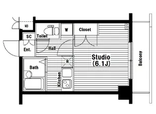 ガラ・ステージ田園調布【3階】の間取り