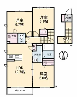 My Home 平井【2階】の間取り