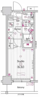 神奈川県横浜市西区浅間町3【マンション】の間取り