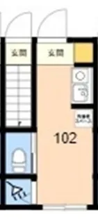 TOKYO β 用賀【1階】の間取り