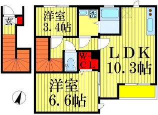 volks【2階】の間取り