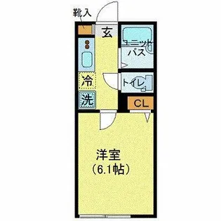 フェリーチェ洗足池【2階】の間取り