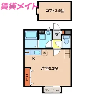 CREA【2階】の間取り