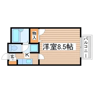 ヴィエナ【1階】の間取り