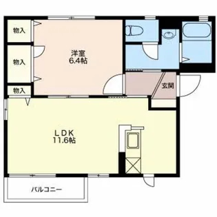 ピリカ【1階】の間取り